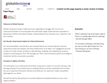 Tablet Screenshot of globaldecision.com